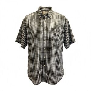 US Expedition‎ Mens Plaid Short Sleeve Button Up Shirt XL Casual Outdoor